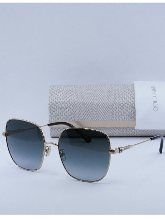 Jimmy Choo KORI/G/SK 0RHL 9O Square Sunglasses - Gold/Grey Gradient main image 10